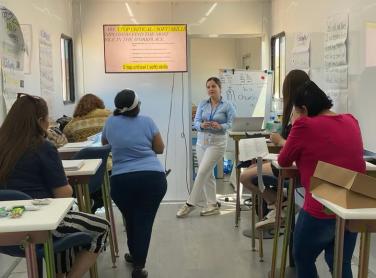 Project Azul in action with learners 