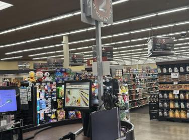 Inside Bashas' Grocery store